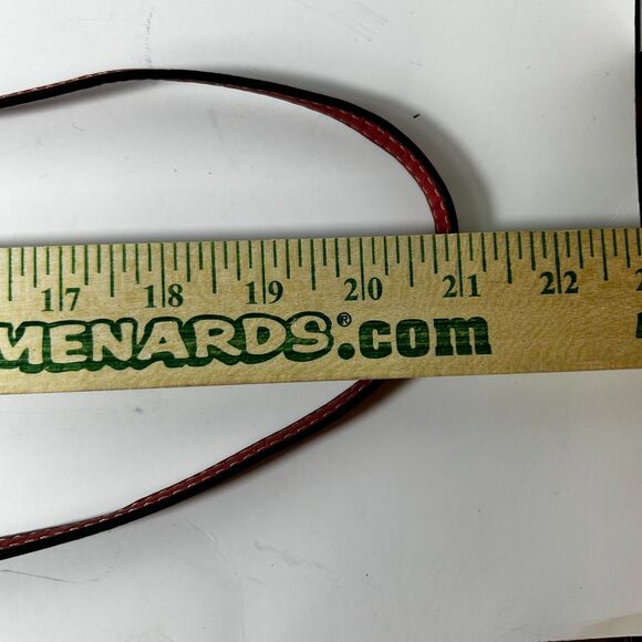 Nine West Women's Pink Textured Vegan Leather Chain Strap Wallet Crossbody Bag - Picture 12 of 14